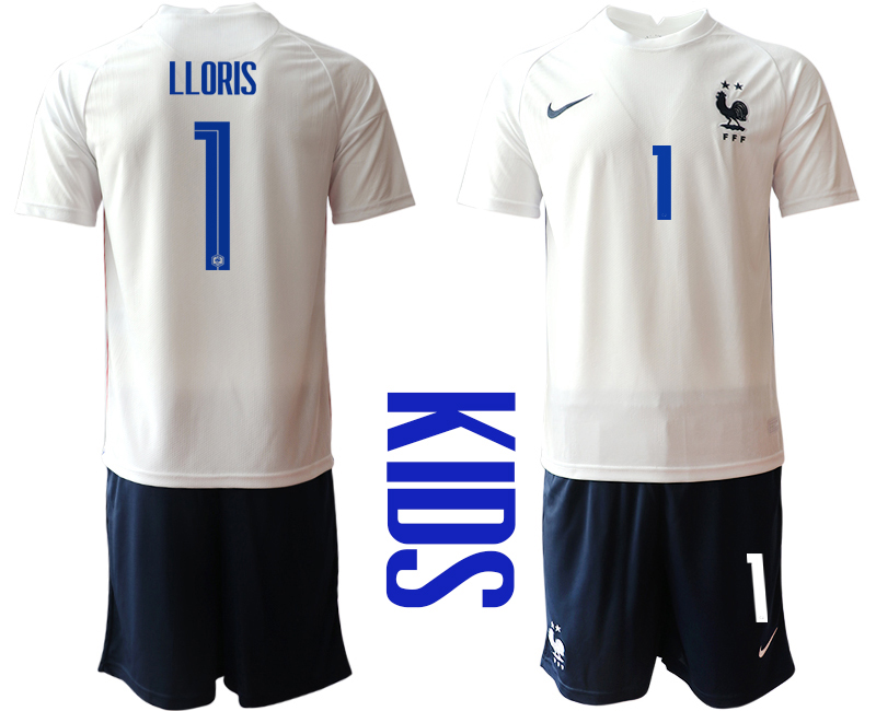 2021 France away Youth #1 soccer jerseys